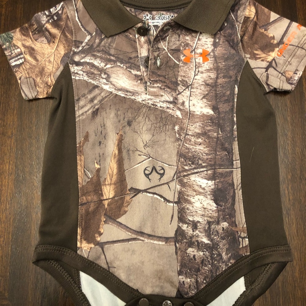 Under Armour polo onesie